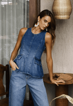 Blusa Peplum Madison Médio