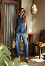 Blusa Peplum Madison Médio