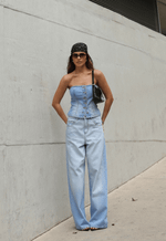 Calça Baggy Bastille Claro