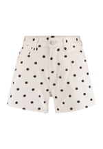 Short Mom Serena Poá Off White