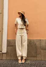 Blusa Cropped Margot Vanilla