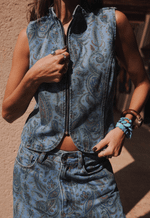 Colete Zíper Nomad Paisley Muse