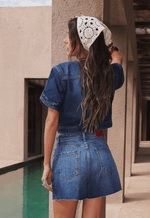 Short Mom Barra a Fio Médio