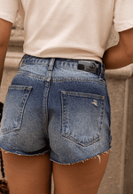 Short Alto Muse Médio com Destroyed