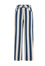 Calça Balloon Dolce Vitta Blue Stripes