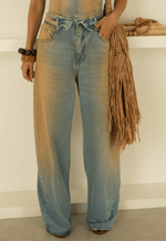 Calça Baggy Overlap Dune Wash