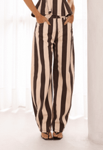 Calça Balloon Sunset Stripes