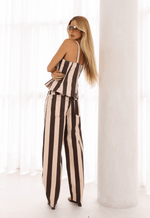 Calça Balloon Sunset Stripes