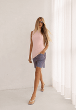 Bermuda Barra a Fio Rose Dust