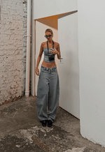 Calça Baggy Overlap Dirty Médio