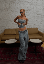 Calça Baggy Overlap Dirty Médio