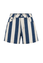 Short Mom Dolce Vita Blue Stripes