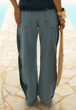Calça New Baggy Bicolor Sea