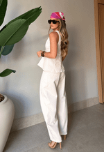 Calça Balloon Serena Rosa Suave