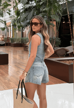 Short Mom Evâse Claro Vintage