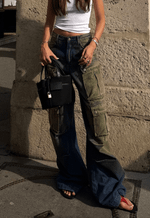 Calça Cargo Utility Dirty Escuro