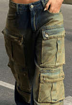 Calça Cargo Utility Dirty Escuro