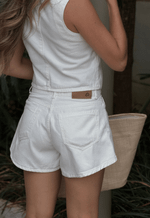 Short Mom Evâse Off White