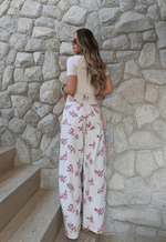 Calça Balloon Serena Rose Flower