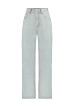 Calça Wide Leg Dirty Wash Claro