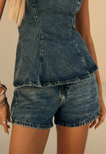 Short Mom Serena Dirty Wash