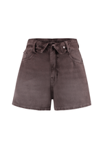 Short Baggy Overlap Marrom Estonado
