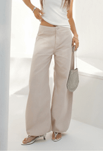 Calça Aladim Flow Areia Mármore