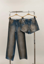 Short Mini Sorrento Dirty Wash Blue