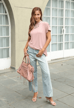 Blusa Drape Rosê