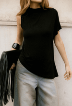 Blusa Drape Preto