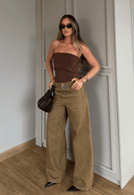 Calça Baggy Pocket Olive Dust