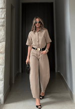 Camisa Essential Caqui