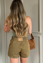 Short Baggy Pocket Olive Dust