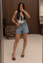 Short Mom Twist Claro