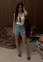 Short Mom Twist Claro
