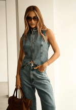 Colete Zíper Nomad Dirty Wash