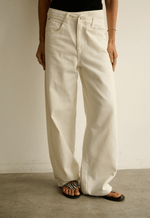 Calça Baggy Cross Line Off White