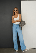 Calça Baggy Cross Line Claro