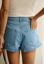 Short Baggy Cross Line Claro