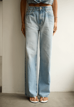 Calça Wide Leg Pier Claro Marmorizado