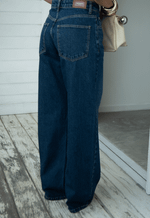 Calça Wide Leg Pier Dirty Escuro