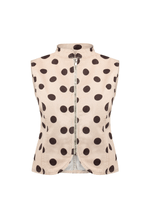 Colete Zíper City Dots
