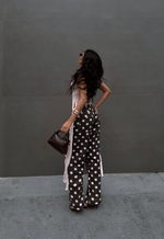 Calça Baggy Bastille City Dots Poá Marrom