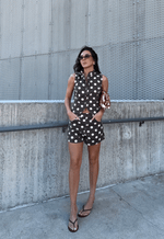 Short Baggy Bastille City Dots Poá Marrom