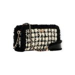 Bolsa Guess  Mini Cristi Top Zip Crossbody Preto P - QT813972