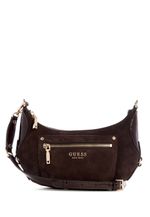 Bolsa Guess Mini Marsha Crossbody Marrom Esp - SG950172
