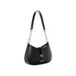 Bolsa Guess Carrie Top Zip Shoulder Bag Preto - VG989618