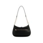 Bolsa Guess Carrie Top Zip Shoulder Bag Preto - VG989618
