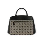 Bolsa Guess Melinda Logo Tri Comp Satchel Preto - JP990206