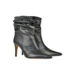Bota Uza Davos Salto Medio Preto -Z26O985B0002